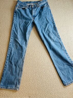 Men's Straight-Leg Jeans in Light Blue Denim